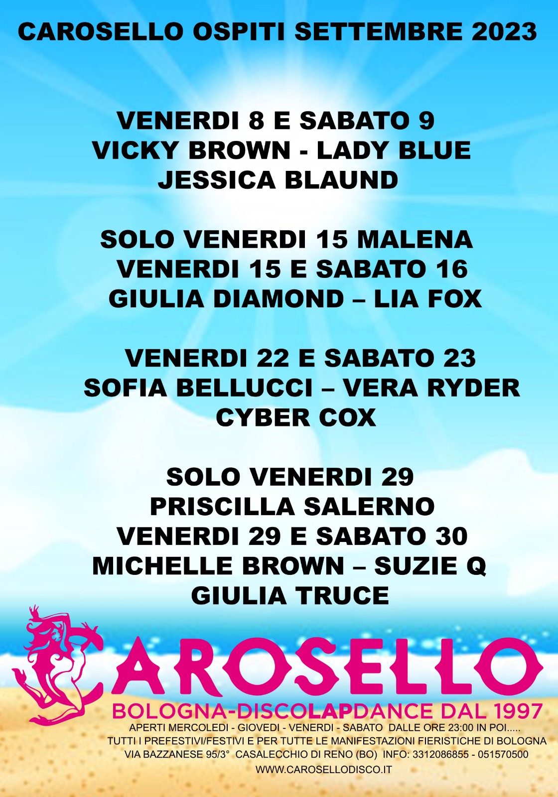 CAROSELLO Night Club Bologna Sexy Disco e Lap Dance